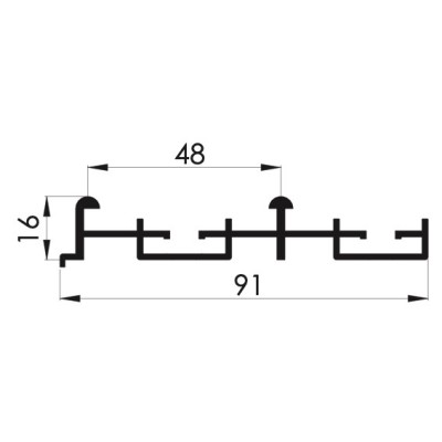 Alüminyum Üst Ray / Upper Rail
