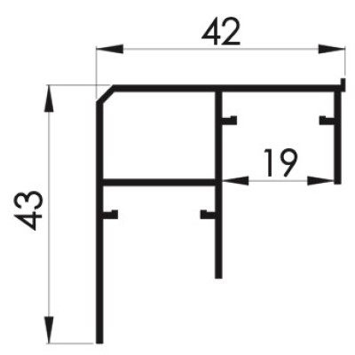 Alüminyum Alt Ray / Bottom Rail