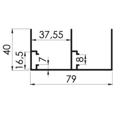 Alüminyum Üst Ray / Upper Rail