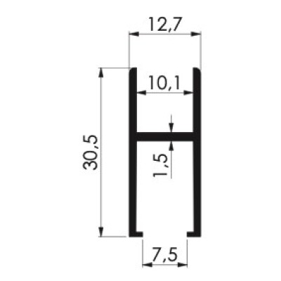 Alüminyum Gövde Rayı / Body Rail